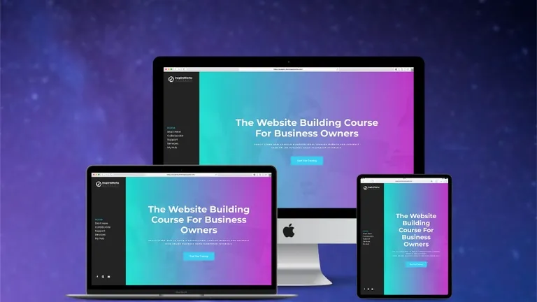 Website design for Inspire Works Academy