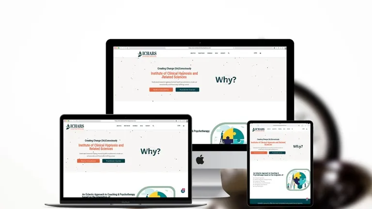 Website design for Institute of Clinical Hypnosis