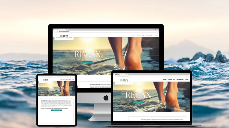 Website design for Intracoastal Concierge