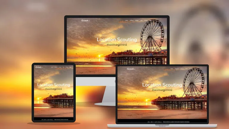 Website design for iScoutLA