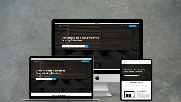 Website design for Isometrik