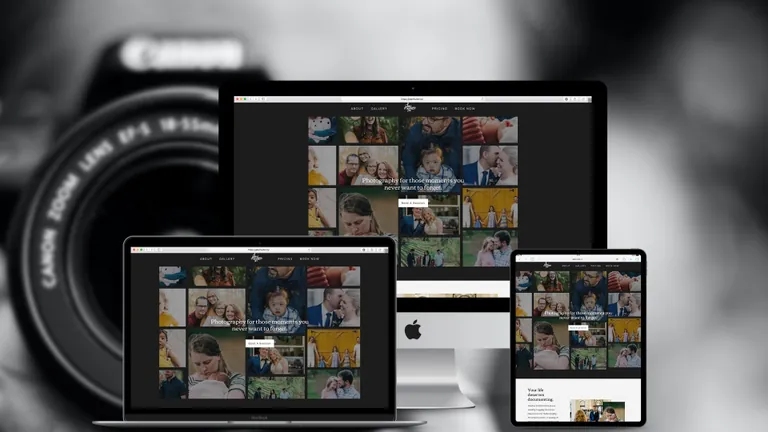 Website design for Jake Muller