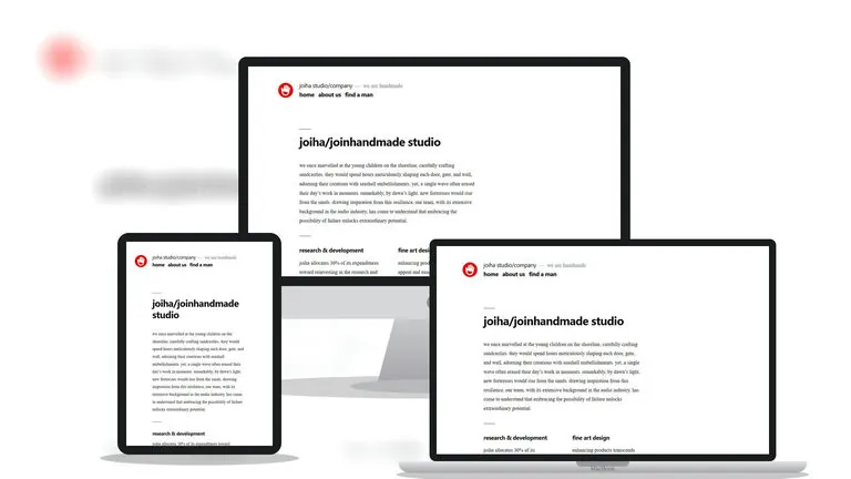 Website design for Joiha