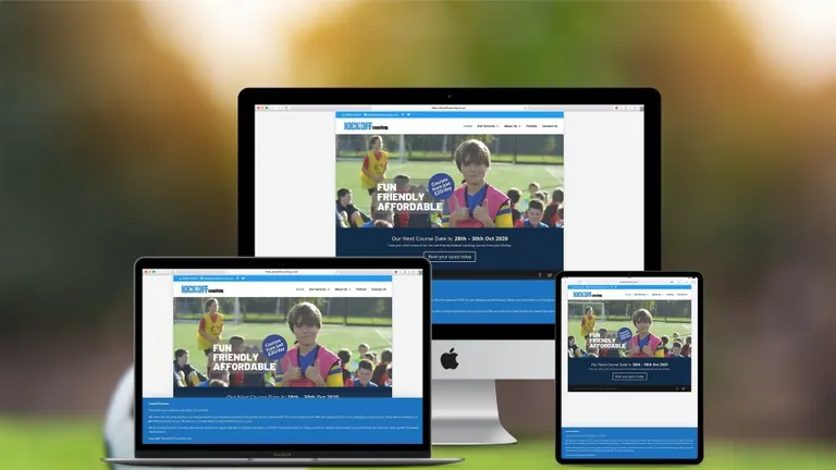 Website design for Kickoff Coaching