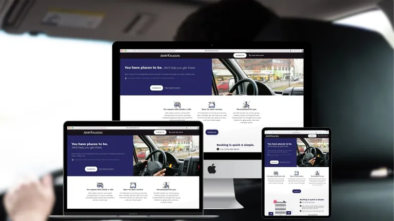 Website design for Koala Kruizers
