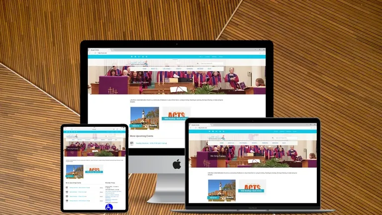 Website design for Little River UMC