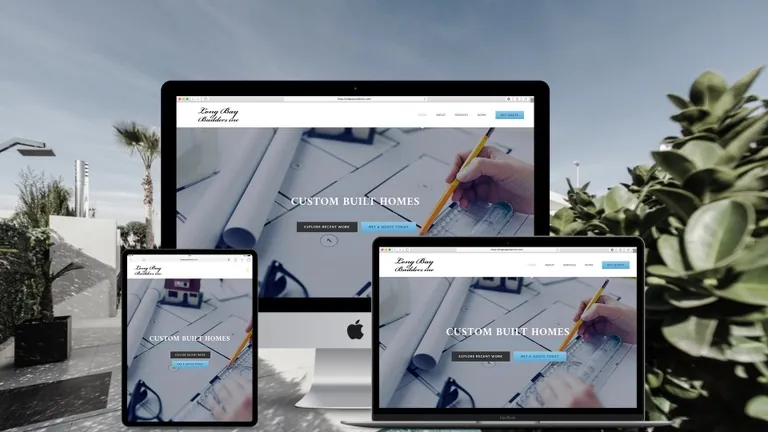 Website design for Long Bay Builders