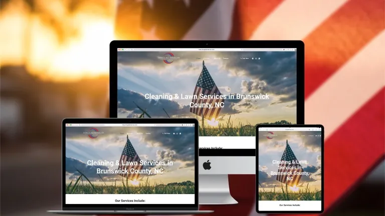 Website design for Long's All American Services