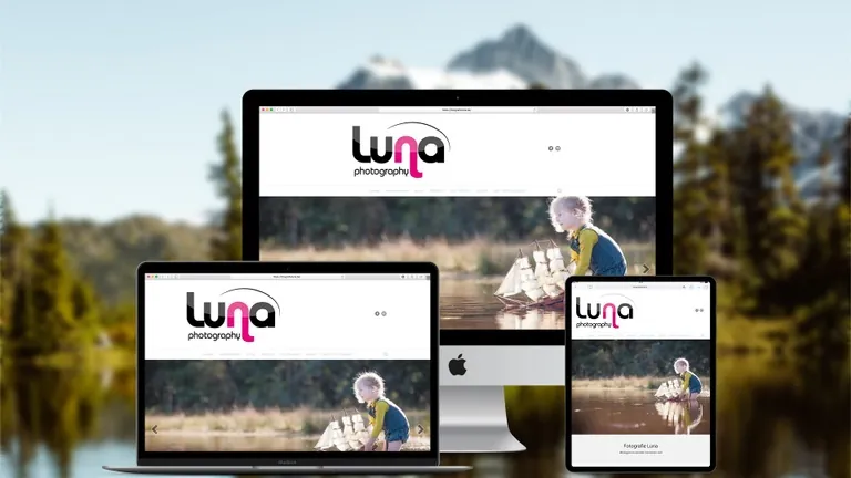 Website design for Luna Photography