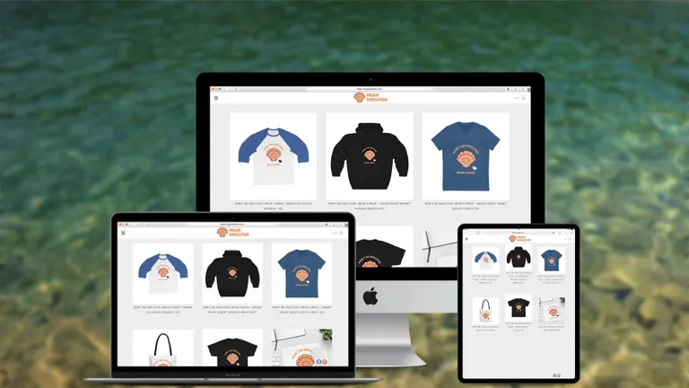 Website design for Mean Shellfish