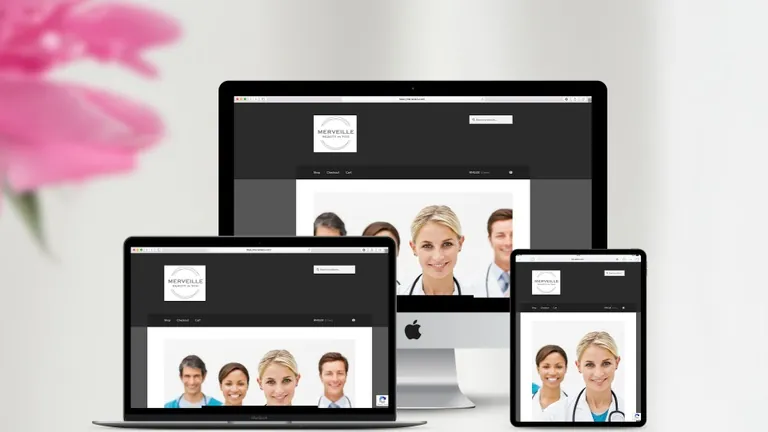 Website design for Merveille 2 U