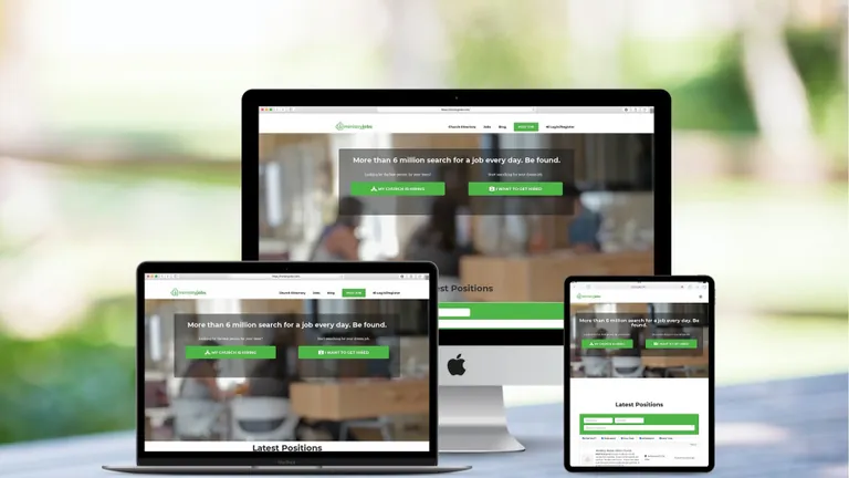 Website design for Ministry Jobs