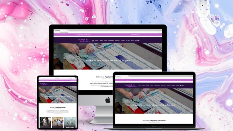 Website design for Mystical Reflections