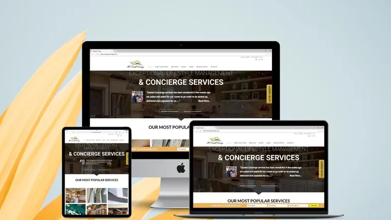 Website design for NC Coastal Concierge