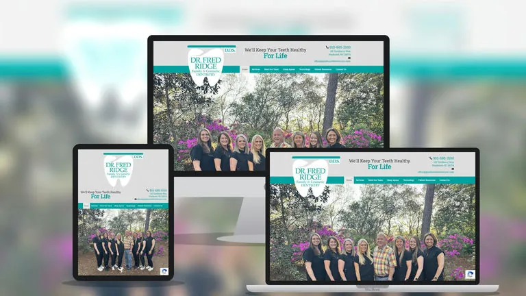 Website design for NC DNA Appliance