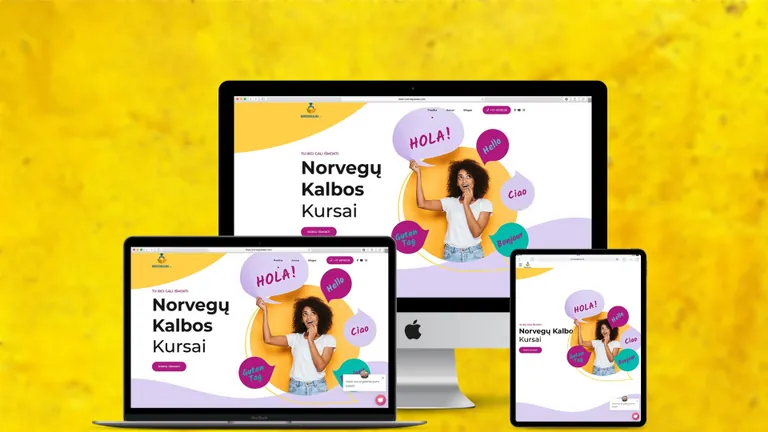 Website design for Norveu Kalba