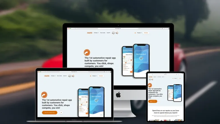 Website design for Obiigo