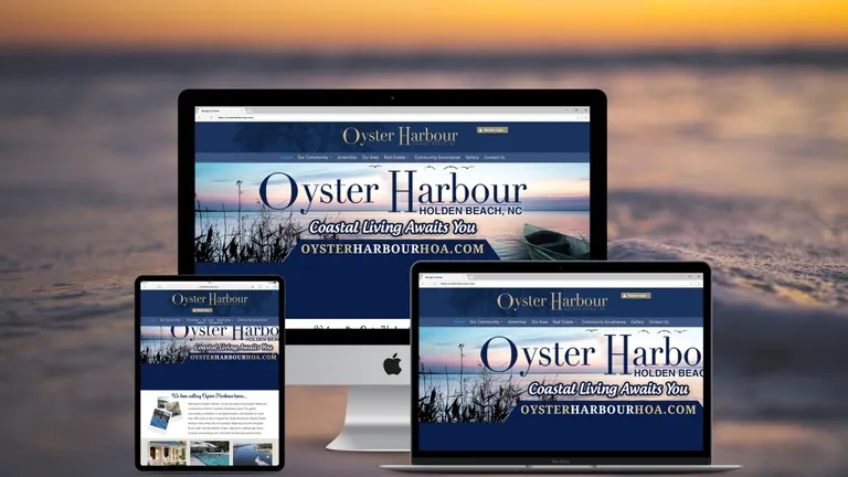 Website design for Oyster Harbour