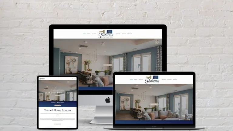 Website design for Palacios Painting