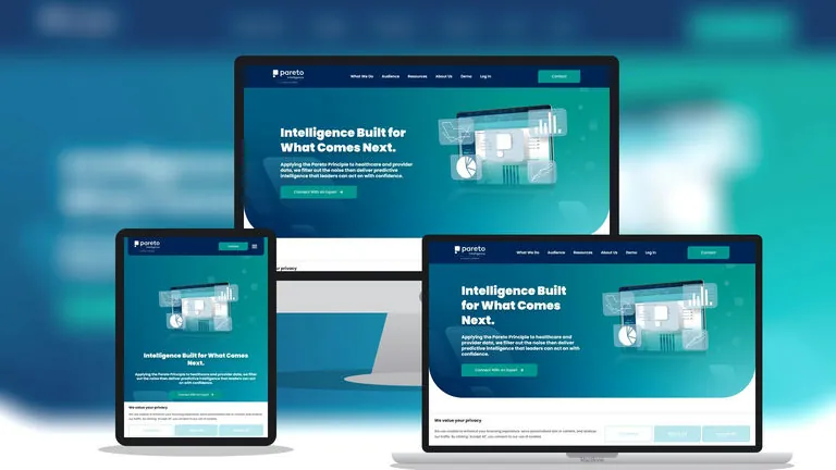 Website design for Pareto Intelligence