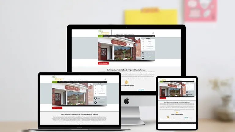 Website design for Pequannock Dental