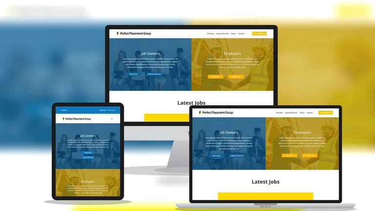 Website design for Perfect Placement