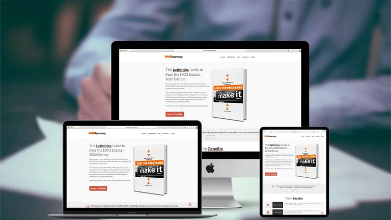 Website design for PHR Learning
