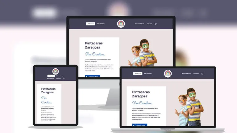 Website design for pintacaraszaragoza.es
