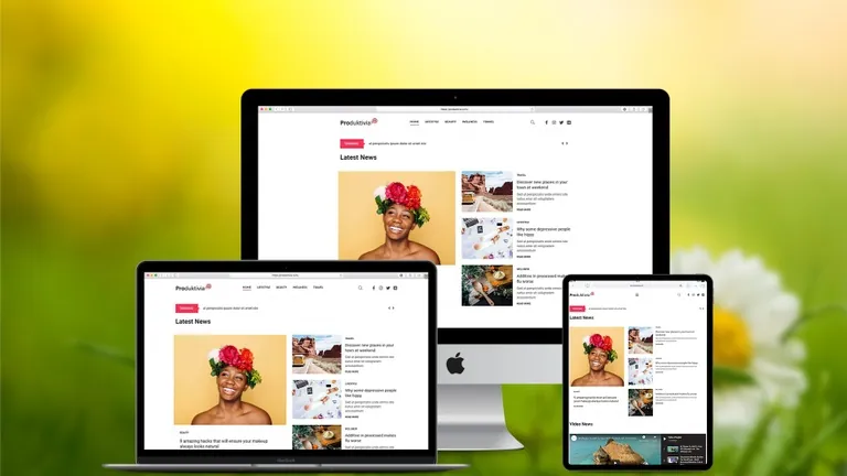 Website design for Produktivia