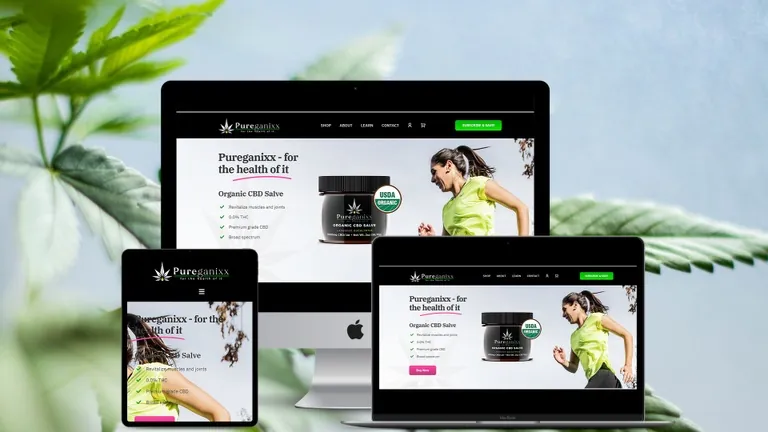 Website design for Pureganixx