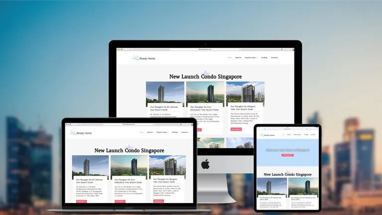 Website design for Ready Home