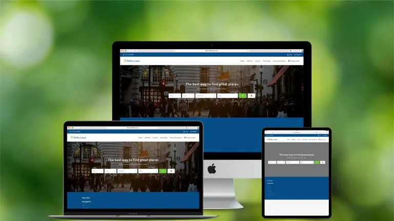 Website design for Reflex Local