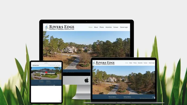 Website design for River's Edge POA