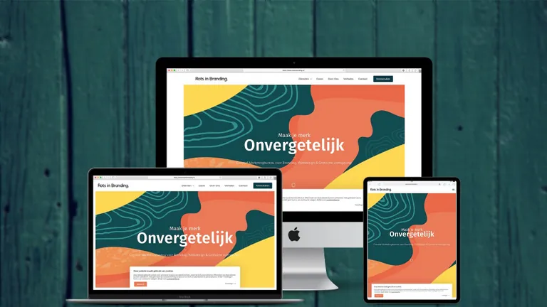 Website design for Rots in Branding