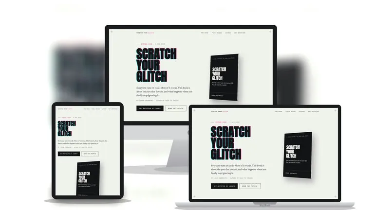 Website design for Scratch Your Own Glitch
