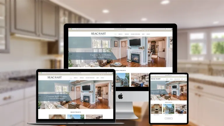 Website design for Seacoast Building Company