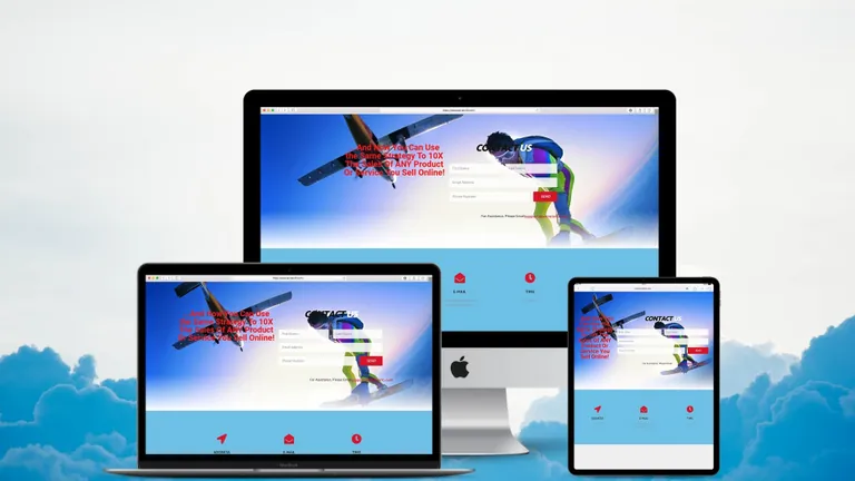 Website design for Secret X 10
