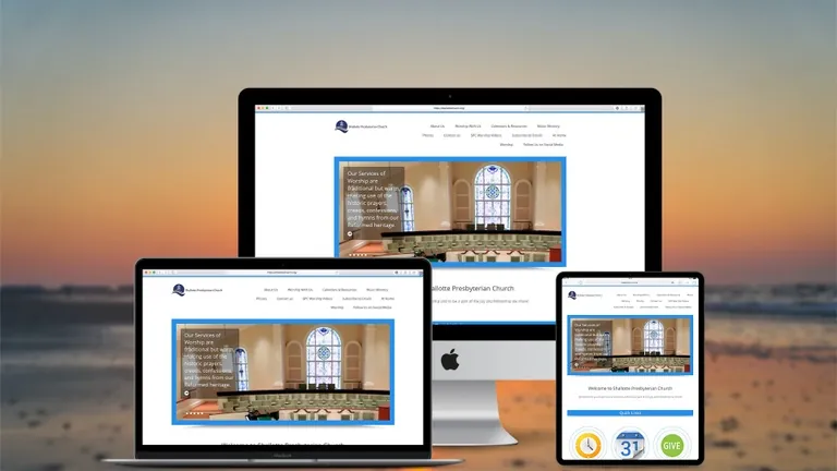 Website design for Shallotte Presbyterian Church