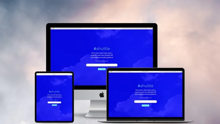 Website design for Shuttle HR