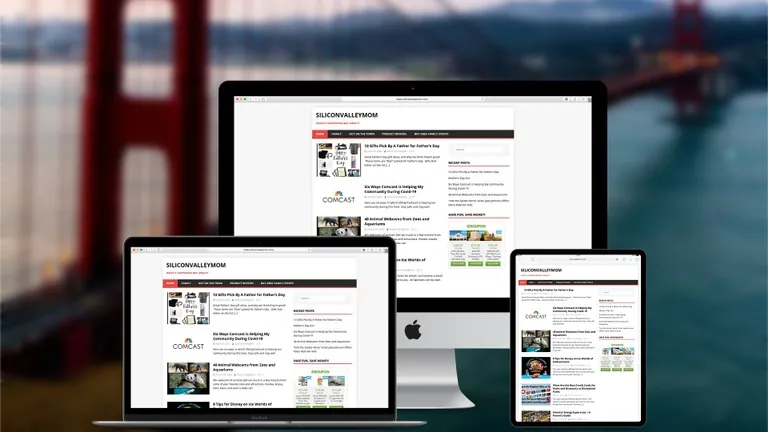 Website design for Silicon Valley Mom