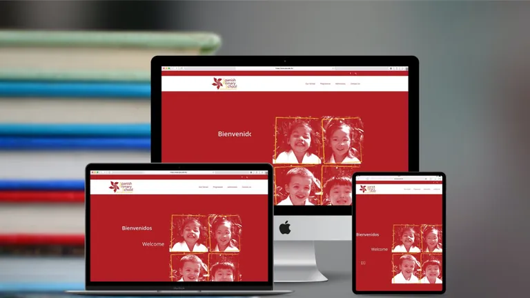 Website design for Spanish Primary School