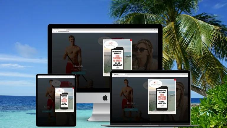 Website design for Surf Unlimited Surf Shop