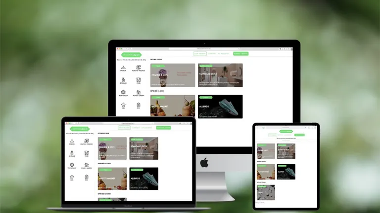 Website design for Sustainabold