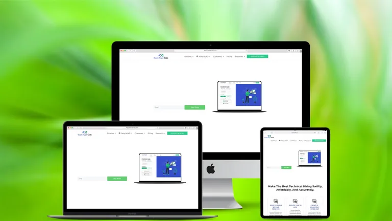 Website design for Teach Pupil