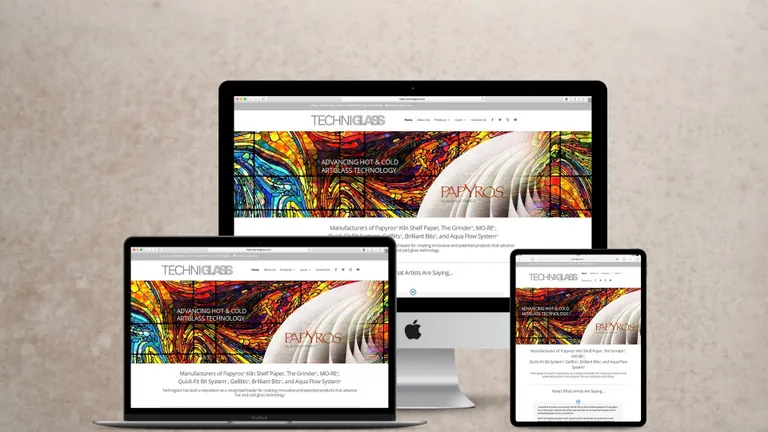 Website design for Techniglass