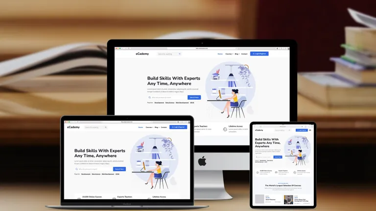 Website design for Text Course