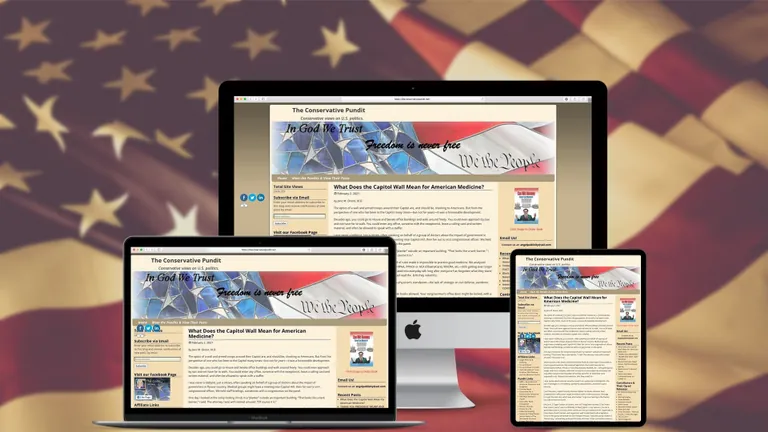 Website design for The Conservative Pundit