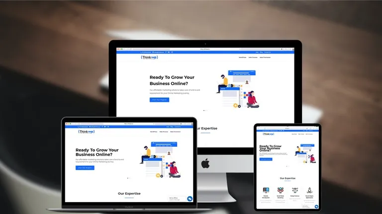Website design for Think WP