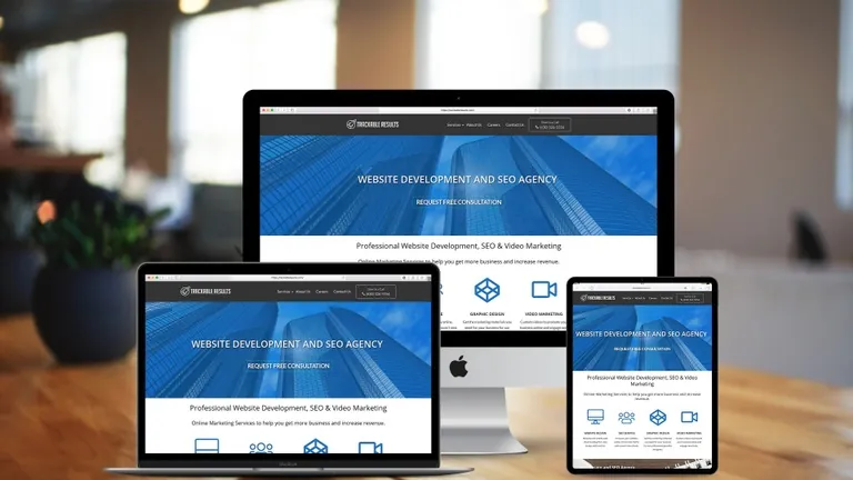 Website design for Trackable Results