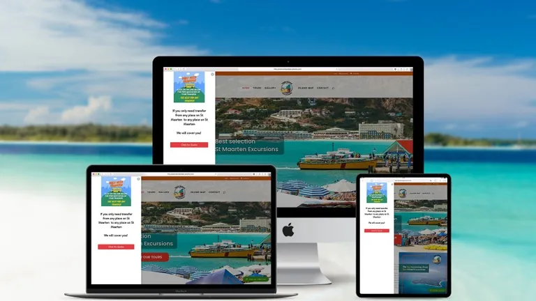 Website design for Twin Island Excursions